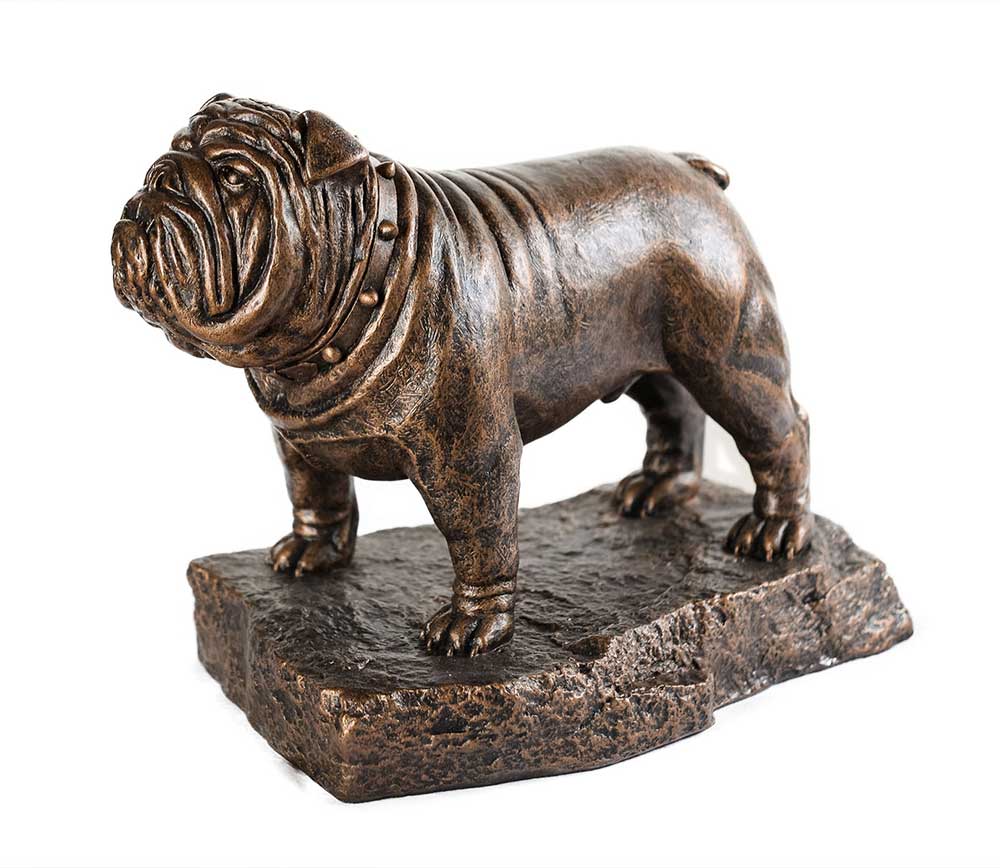 P350 Bull Dog Bronze Sculpture