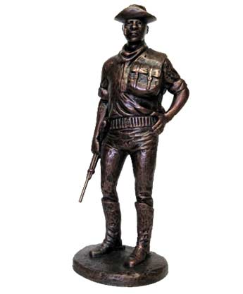 P293 Buffalo Soldier Statue
