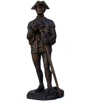 CV-1 Colonial Surveyor statue