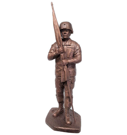 P331 Command Sergeant Major with Kevlar Helmet Statue