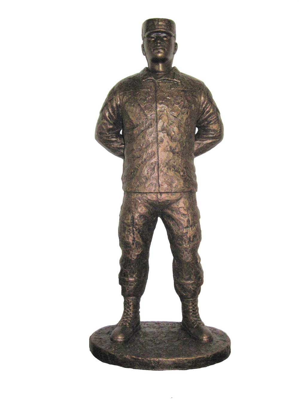 P345 Large Male Parade Rest w/garrison cap