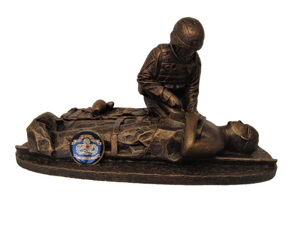 P356 Small Male Combat Medic Sculpture