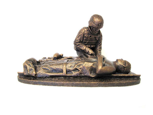 P356.5 Small Female Combat Medic Military Sculpture