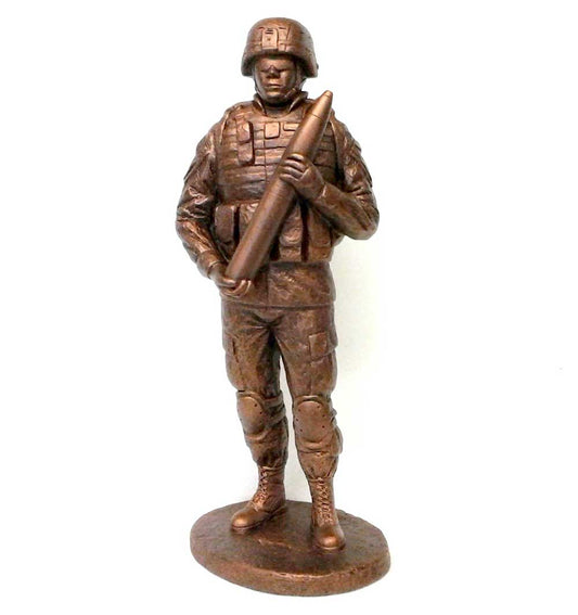 P357 Small Cannoneer Military Sculpture